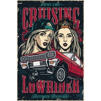Ceduľa Racing - Cruising Lowrider