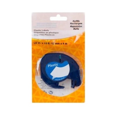 Kompatibilní páska s DYMO 59425 12mm 4m cerný tisk/zelený. p LetraTag plast. (PLTD102, 59425)