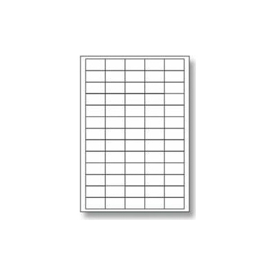Coveris EPSW038021A4 samolepicí etikety 38,0×21,2 mm, 6500 etiket bílá