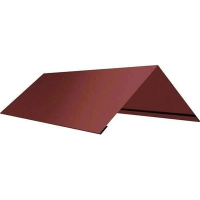 Hřebenáč klasik r.š.500mm Al Hliník 0.6mm lakovaný RAL 3009 červená oxid dl.2m