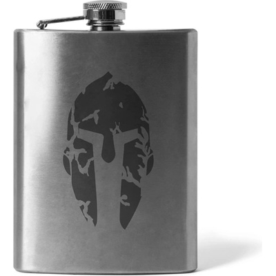 DRAGOWA Гравирана плоска бутилка Spartan 210 ml (36431)