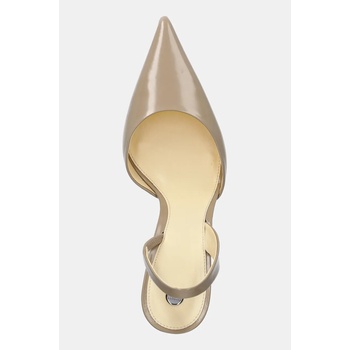 Proenza Schouler Кожени обувки с тънък ток Proenza Schouler Slash в бежово SH251001 (SH251001.C001WC.231)