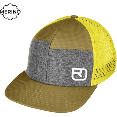 ORTOVOX LOGO AIR TRUCKER CAP Green Moss