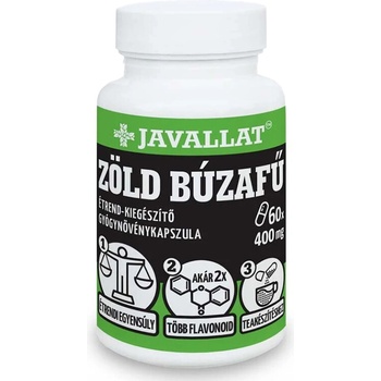 JAVALLAT Пшенична трева 400 mg 60 капсули | Javallat (812825 JAV)