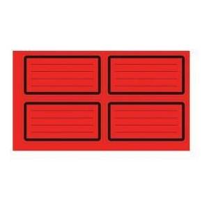 Top Office Самозалепващи етикети Top Offic, Ученически, Червени, 40 броя, office1_1540200325