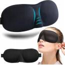 Camerazar 3D Maska na oči pro spánek černá měkký polyester 24 x 9 cm