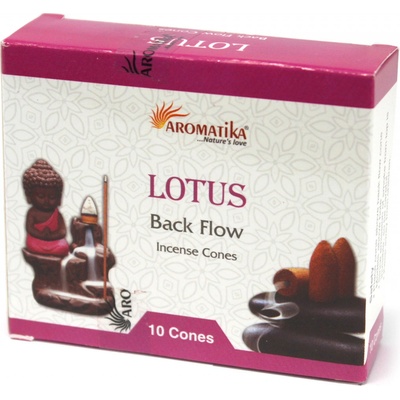 Ancient Wisdom Vonné kužely Aromatika Tekoucí kouř Lotus 10 ks