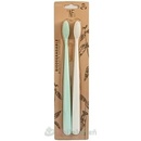 NFco. BIO zubná kefka mätová + biela mäkká 2 ks