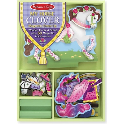 Melissa & Doug magnetické obliekanie Koník