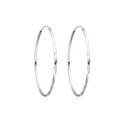 Nubis stříbrné náušnice kruhy NB-3039-60