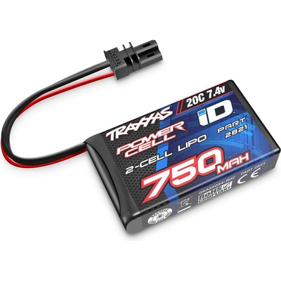 Traxxas Липо батерия за Траксас модел краулер 1/18 Traxxas TRX4M Power Cell LiPo 750mAh 7.4V 2S 20C TRX-4M 1/18 TRX2821 (TRX2821)