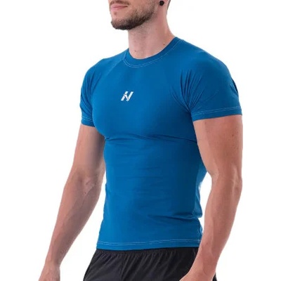 Nebbia Тениска Nebbia Functional Slim-Fit T-shirt Син Velikost M