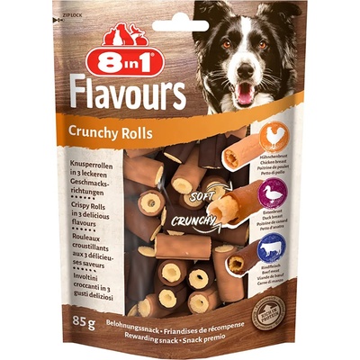 8in1 6х85г 8in1 Flavours Crunchy Rolls, лакомство за кучета