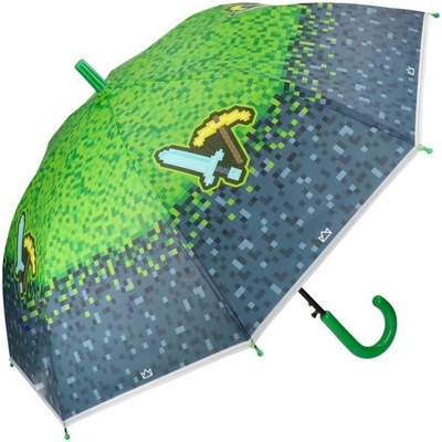 Kidy 30 dětský deštník Pixel Minecraft – Zboží Mobilmania