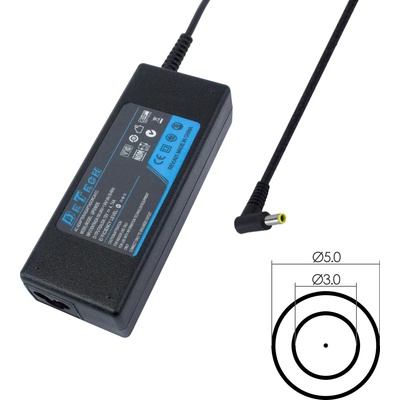 DeTech Адаптер DeTech за Samsung 40W 19V/2.1A 5.0*3.0 with pin inside - 285 (285)