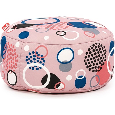 Tuli Koloběh růžový vzorovaný polyester