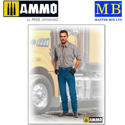 MASTER BOX LTD Stan Long Haul Thompson,Truckers series Kit No.2 MasterBox 1:24