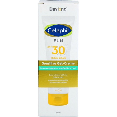 Daylong Cetaphil SUN Sensitive lehký ochranný gel-krém pro citlivou pokožku SPF30 200 ml – Zbozi.Blesk.cz