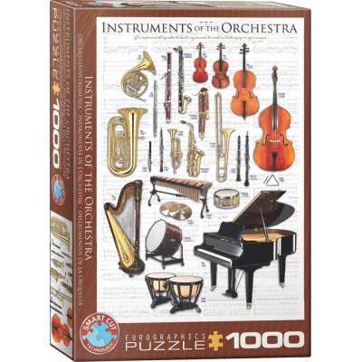 EuroGraphics Nástroje orchestru Instruments of the Orchestra 1000 dílků