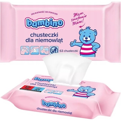 Bambino Vlhčené obrúsky 57 ks