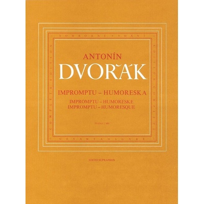 Impromptu Humoreska noty na klavíri od Antonín Dvořák