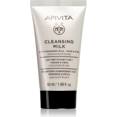 Apivita Cleansing Milk Face & Eyes čisticí mléko 3 v 1 na obličej a oči 50 ml – Hledejceny.cz