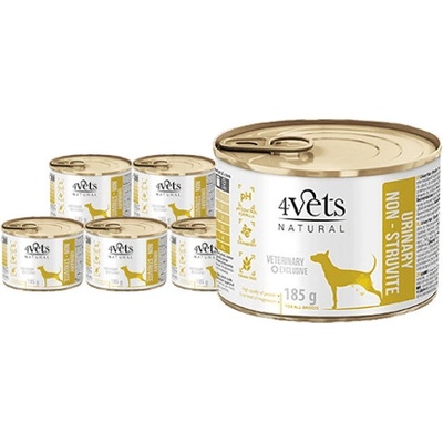 4Vets Natural Veterinary Exclusive Urinary Support 6 x 185 g