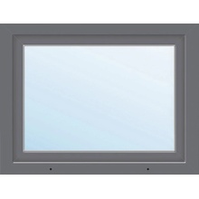 ARON Plastové okno jednokrídlové Basic biele/antracitové 1000 x 1200 mm DIN ľavé