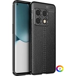 OnePlus 10 Pro 5G Удароустойчив Litchi Skin Калъф и Протектор