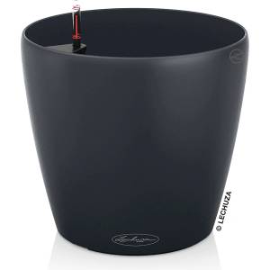 Lechuza 13224 plant pot with sub-irrigation system, slate gray, 35 x 35 x 33 cm (13224)