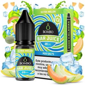 Bombo Bar Ultra Melon Ice Nic Salts 10ml 10mg