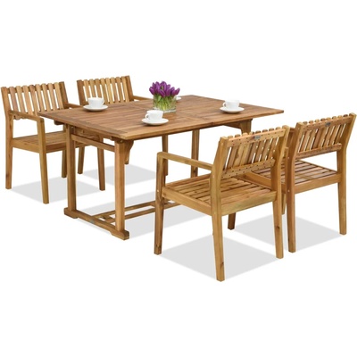 Garden Point Дървени градински мебели Burma/Timor 4 Garden Point (GAP150_4xGAP353)