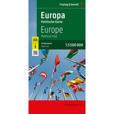 Europa politisch, Straßenkarte 1:3.500.000, freytag & berndt