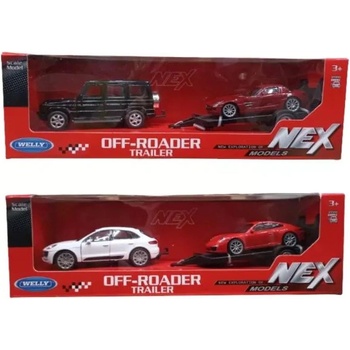 Welly Welly: Камион с ремарке, 1 : 32, - различни (49720F-2TB(A1)-MH-20)