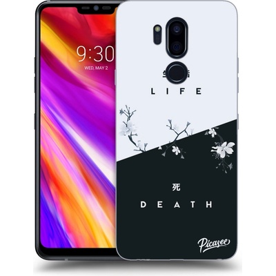 Púzdro Picasee silikónové LG G7 ThinQ - Life - Death čiré