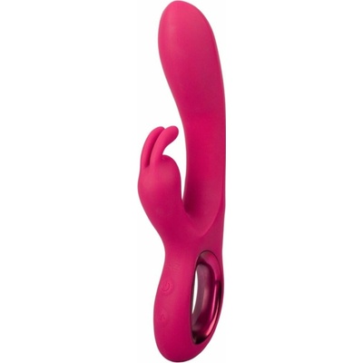 Lola Games Deep Vibes Chill silikónový vibrátor na bod G a klitoris 21,5 x 3,5 cm
