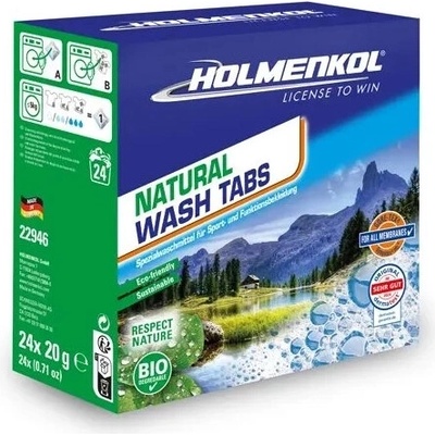 HOLMENKOL prací gel Natural Wash 24 tablet 2025 2026