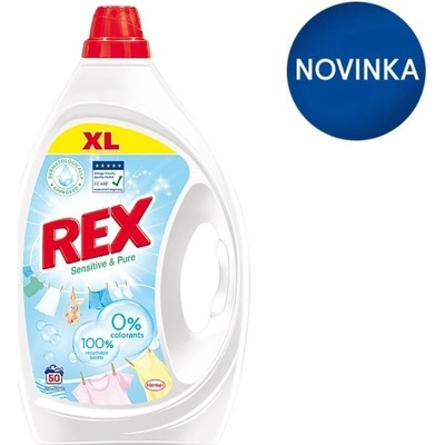Rex prací gél Sensitive & Pure 2,25 l 50 PD