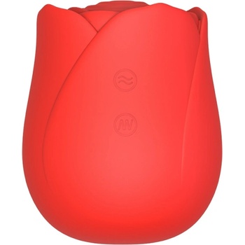 Beautifly Интимен масажор Beautifly Rose Glow Pleaser, 5 режима, 5 скорости, 90 мин, Подходящ за ползване под душ/във вана, Антиалергичен силикон, Безшумен, Червен (Rose Glow Pleaser)