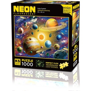 KS Games - Puzzle Solar System neon - 1 000 piese