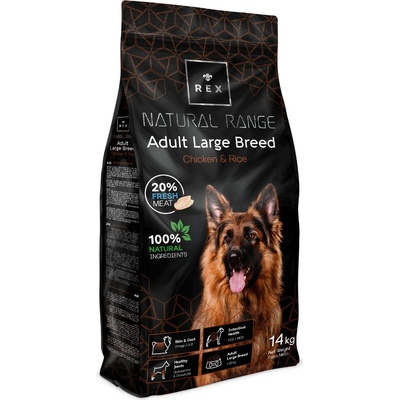 Rex Natural Range Adult Large Breed Chicken & Rice 14 kg