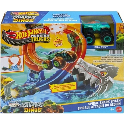 Mattel Hot Wheels MONSTER TRUCK Smyčka žraloka