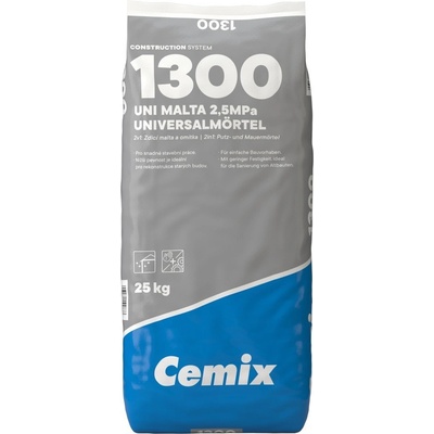 Cemix 1300 UNI Malta univerzální 25 kg