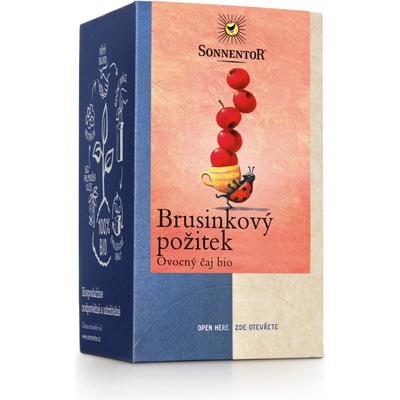 Sonnentor ČAJ BRUSINKOVÝ POŽITEK 54 g