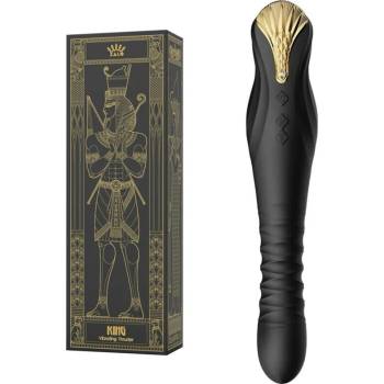 Image 1 of Пулсиращ вибратор, революционна технология, 30, 2см. - King Black (D-234640)