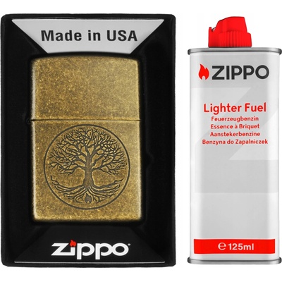 Zapaľovač Zippo Strom Života Antique Brass 60005187
