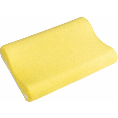 Bellatex Anatomický vankúš froté 2002/006 žlutý 45x30