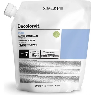 Selective melír De Color Vit Plus - platinový odfarbovací prášok - melír 500 g