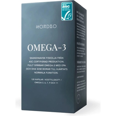 Nordbo Scandinavian Omega-3 Trout Oil 120 kapsúl