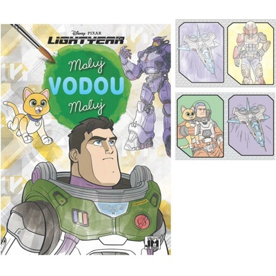 Jiri Models Omaľovánka Maľuj vodou Rakeťák RP833729